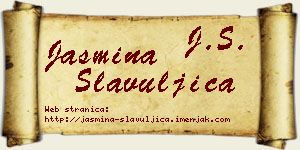 Jasmina Slavuljica vizit kartica
